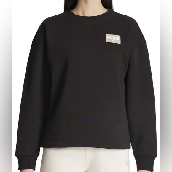 Puma Black Pullover Sweatshirt Women’s XXL - Picture 1 of 14